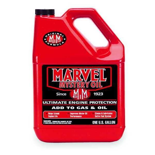MYSTERY OIL Oil Additive, 1 gal, Motor Treatment, Bio-Diesel Engines/Diesel Engines/Gasoline Engines, Marvel Mystery Oil, Mfr#: MM14R