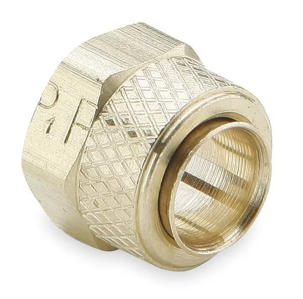 3/8" Tube Brass Compression Nut & Sleeve 10PK, Parker, Mfr#: 61PB-6