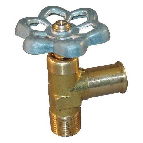 Truck Valve, 5/8 In Hose ID, 1/2 In MNPT, Weatherhead, Mfr#: 7502