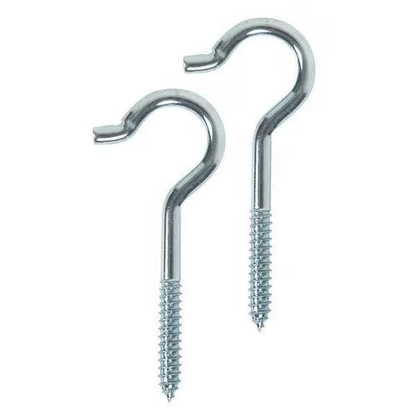 Ceiling Hook, Zinc, Length 1 1/4 In, PK20, EnjoyTool Select, Mfr#: 1WBN9
