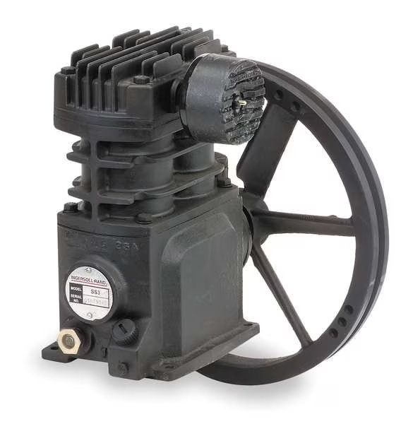 Air Compressor Pump, 3 hp, 1 Stage, 16.9 oz Oil Capacity, Ingersoll-Rand, Mfr#: SS3 Bare