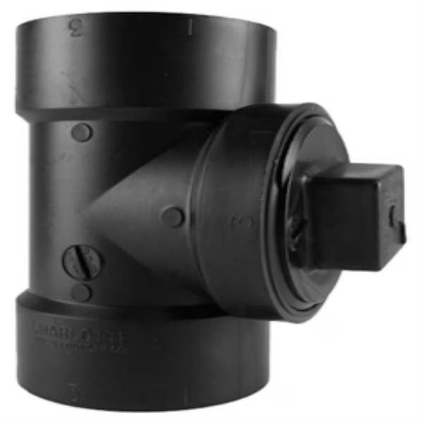 Cleanout Tee w/Plug, 1-1/2 In FNPT x Hub, EnjoyTool Select, Mfr#: 1WJG4
