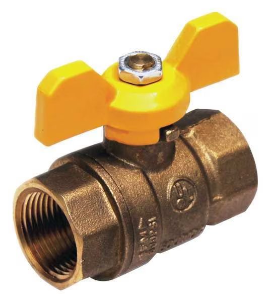 1" FNPT Brass Ball Valve Inline, EnjoyTool Select, Mfr#: 1WMH2