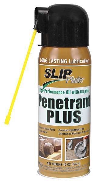Graphite and Penterant Oil, Aerosol, 12 Oz., Slip Plate, Mfr#: PENEPLUS-6CS