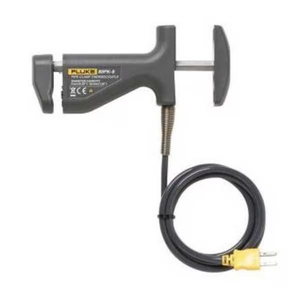 Pipe Clamp Temp Probe, -20 to 300 Deg F, Fluke, Mfr#: 80PK-8