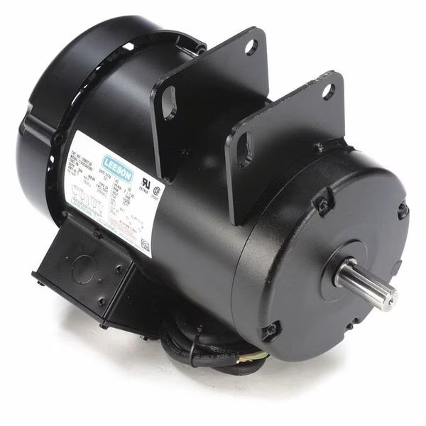 Saw Motor, 2 HP, 3450 RPM, 115/230V, Leeson, Mfr#: 120997.00