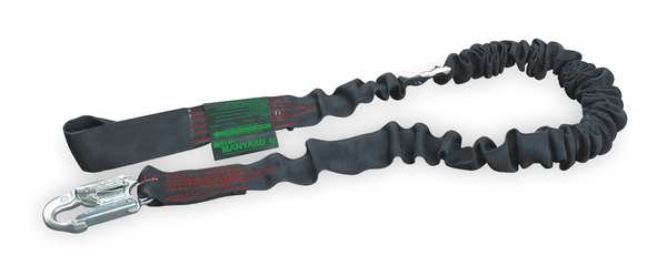 Arc Flash Rated Shock Absorbing Lanyard, 6 ft., Black, Honeywell Miller, Mfr#: 233MK-Z7/6FTBK