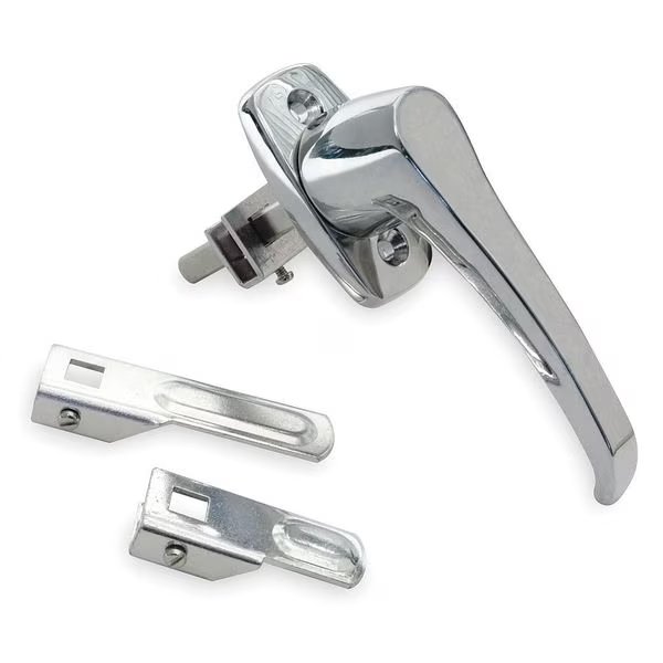 Cam Latch, Nonlocking, Chrome, L Handle, EnjoyTool Select, Mfr#: 1XNZ6