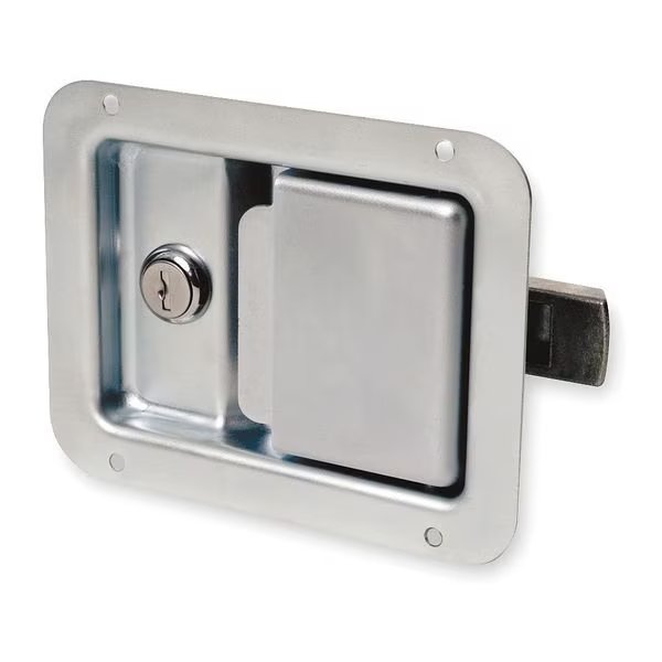 Paddle Latch, Zinc Plated, 5-1/2 in. W, EnjoyTool Select, Mfr#: 1XPC2