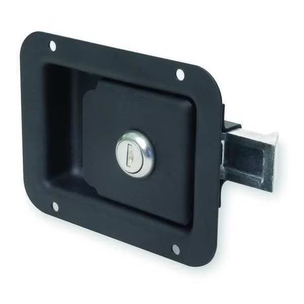 Paddle Latch, Keyed, Black Powder Coated, EnjoyTool Select, Mfr#: 1XPB8
