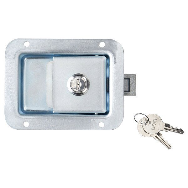 Paddle Latch, Keyed, Zinc Plated, EnjoyTool Select, Mfr#: 1XPB7