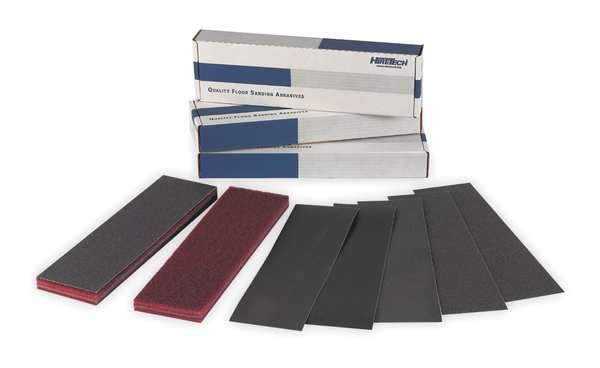 Abrasive Sheet, Adhesive Back 80Grit, PK25, Hiretech, Mfr#: 01752