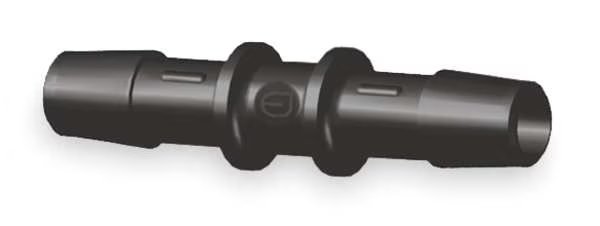 Straight Coupler, 1/4In, Barbed, Nylon, PK10, Eldon James, Mfr#: C0-4BN