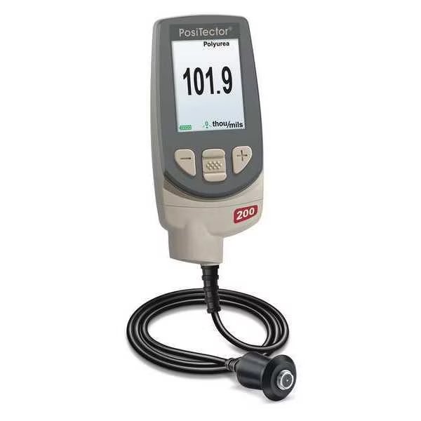Coating Thickness Gage, Std, 0.5 - 40 Mils, Defelsko, Mfr#: PosiTector 200 B/Std