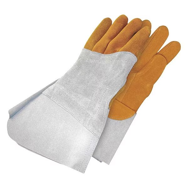 Welding Glove TIG Grain Deerskin Back Hand Patch Left Hand, Size M, Bdg, Mfr#: 64-1-1525-10