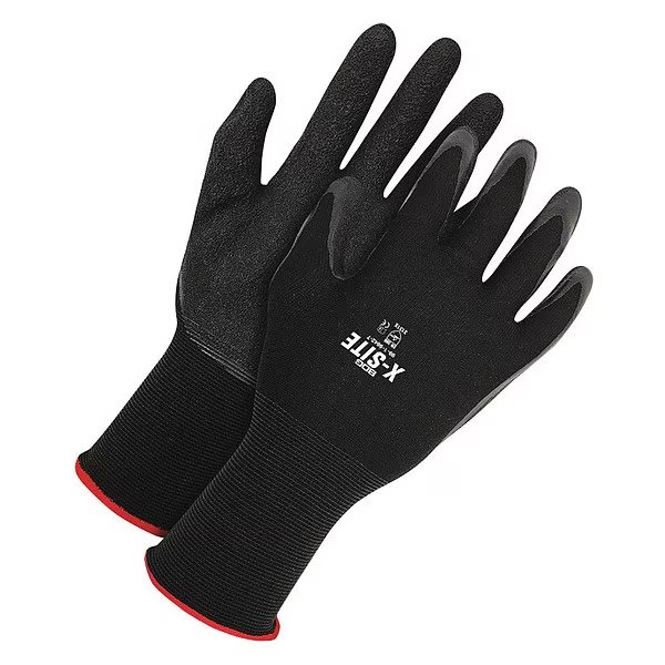 15G Nylon Liner Crinkle Latex Palm Dipped, Shrink Wrapped, Size S (7), Bdg, Mfr#: 99-1-9842-7-K