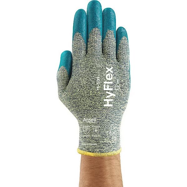 Cut Resistant Coated Gloves, A5 Cut Level, 13 ga, Gray, S ( 7 ), Ansell, Mfr#: 11-501