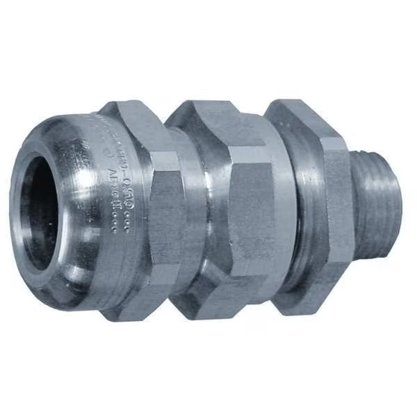 Cable Connector, 2 in., Straight, Silver, Appleton Electric, Mfr#: TMC2-200233A