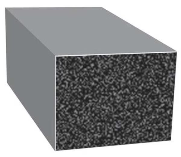 Rubber Seal, Rectangle, 0.75