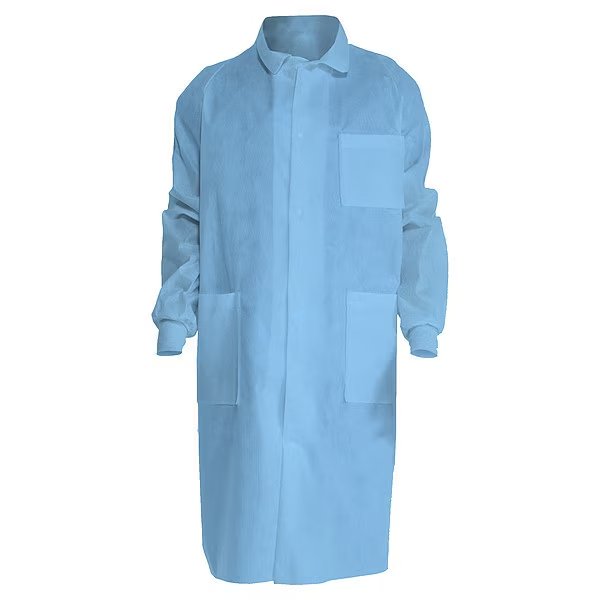 Lab Coat, M, Blue, SMS, PK25, Kimtech, Mfr#: 10046
