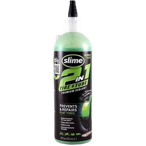 Sealant, 16 oz, Liquid, Bottle, Green, Slime, Mfr#: 10193