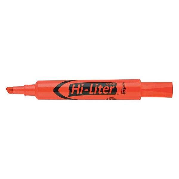 Highlighter, Chisel Tip, Fluorescent Orange, Smear Safe, Nontoxic, Hi-Liter, Mfr#: 7170924050