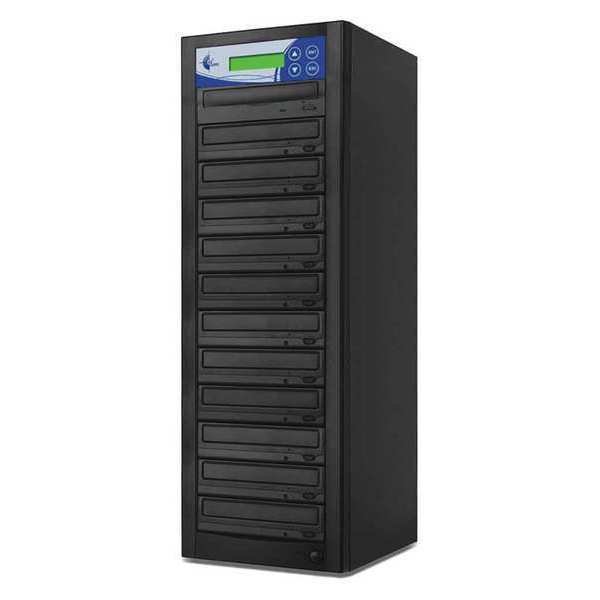 DVD/CD Duplicator, Gold Series, 11-Copy, Ez Dupe, Mfr#: GS11DVDB