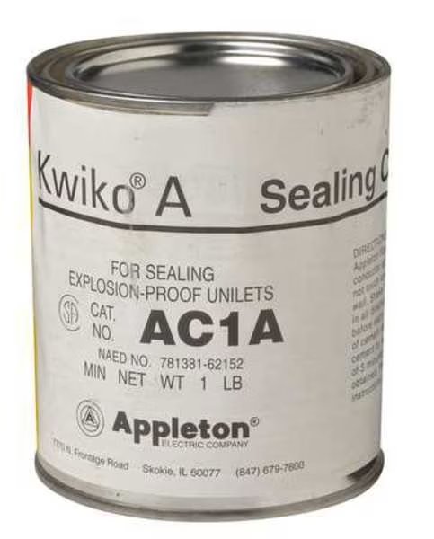 Sealing Cement/Fiber Kit Carton, Brown/Gray, Appleton Electric, Mfr#: AC1F01-A