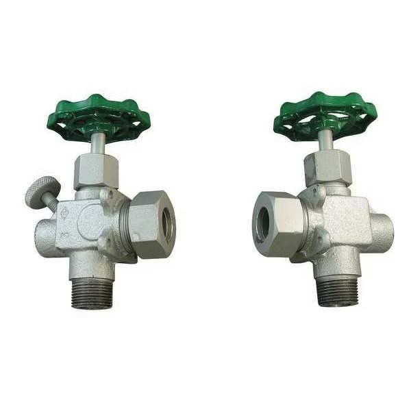 Gagecock, SS, 5/8 In.OD Glass, PR, Penberthy, Mfr#: N7ASS