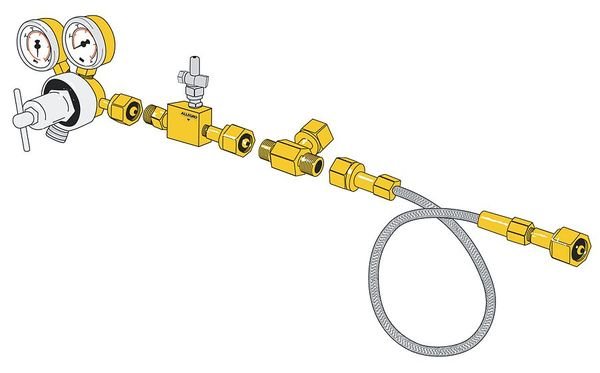 2-Cylinder Airline Cascade Kit, Allegro Industries, Mfr#: 9892-02