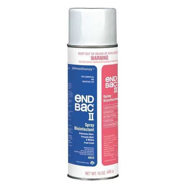 Disinfectant Spray, 15 oz. Aerosol Can, Characteristic, Colorless, Diversey, Mfr#: 04832.