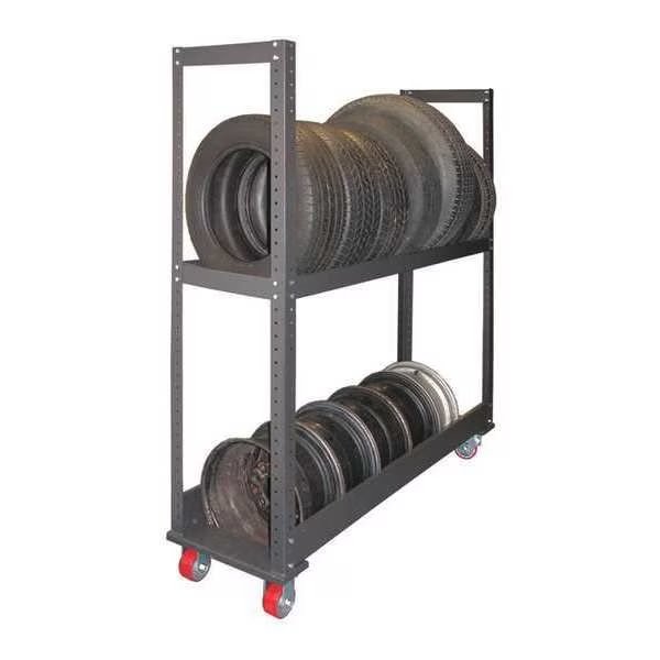 Tire Storage Rack, 60Wx12Dx84h, 3 Shelves, Greene Manufacturing, Mfr#: GRT-2460-3