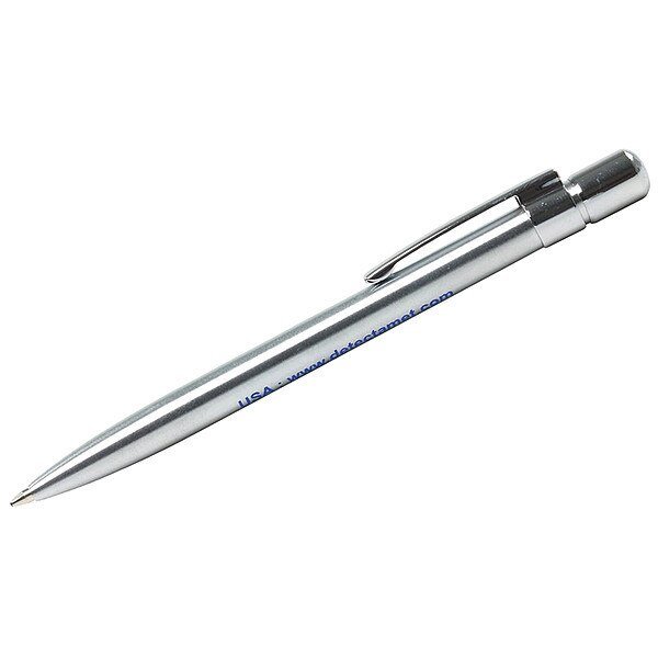 Metal Case Pen, Green Ink, W/Clip, PK50, Detectamet, Mfr#: 610-I04-DA01