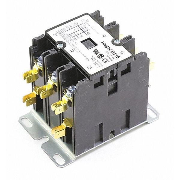Contactor, 3 Pole, 25A, 115V, Carrier, Mfr#: HN53CB115