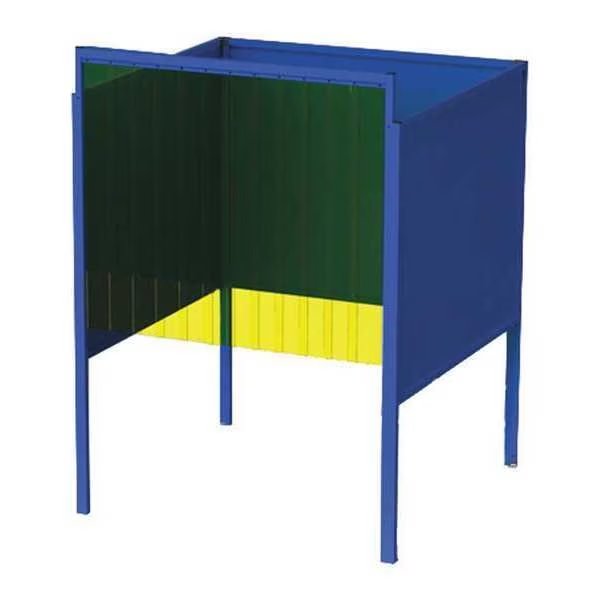 Welding Booth, 5ft.x6ft., Wall Mounted, Greene Manufacturing, Mfr#: GB-7256.S-CO.STL
