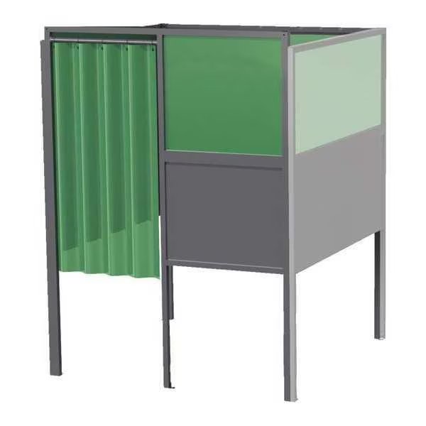 Welding Booth, 5ft.x5ft., Wall Mounted, Greene Manufacturing, Mfr#: GB-725.A-DM
