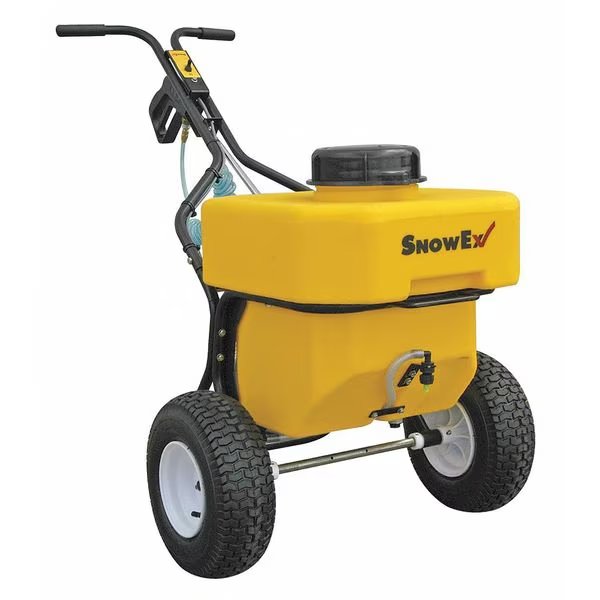 12 gal Walk Behind Electric Sprayer, Poly, 8 ft L Hose, Fan Nozzle Spray Pattern, Cordless, Snowex, Mfr#: SL-80