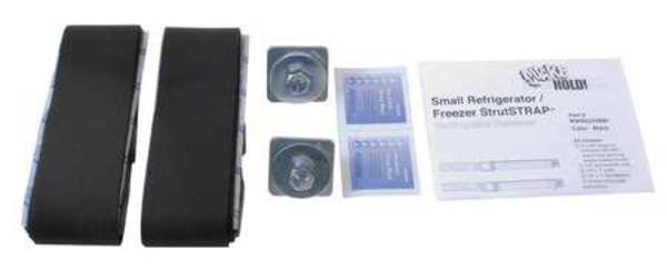 Strut Straps w/Side Release Buckle, Black, Quakehold!, Mfr#: RW.SS2X48.B.1