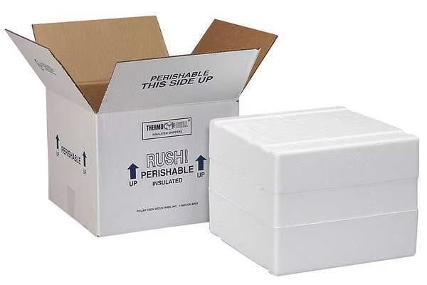 Insultaed Multi-Depth Bio Shipper Foam & Carton, Polar-Tech, Mfr#: XM6C