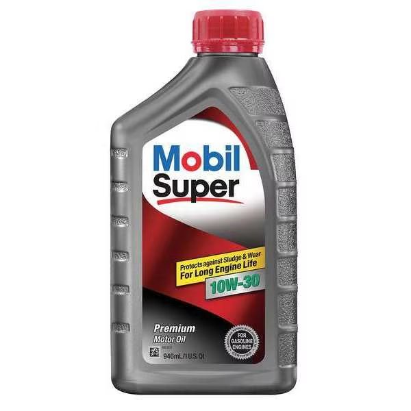 Mobil Super 10W-30, Engine Oil, 1 Qt., Mobil, Mfr#: 124403