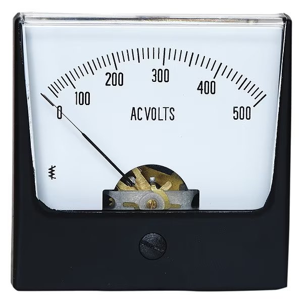 Analog Panel Meter, AC Voltage, 0-500 AC V, EnjoyTool Select, Mfr#: 12G411