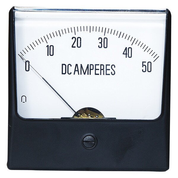 Analog Panel Meter, DC Current, 0-50 DC A, EnjoyTool Select, Mfr#: 12G423