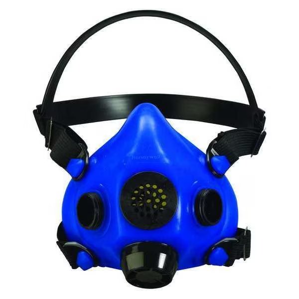 Ru8500 Half Mask Blue Small With Speech Diaphragm And Industrial Exhalation Valve Cover, Honeywell North, Mfr#: RU85001S