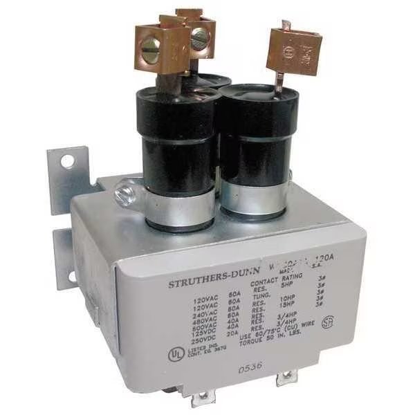 Mercury Contactor, 3PST, 60A, 120VAC, Struthers-Dunn, Mfr#: M60AAA-120VAC