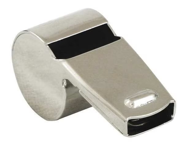 Whistle, Metal, With Lanyard, Spalding, Mfr#: 421325