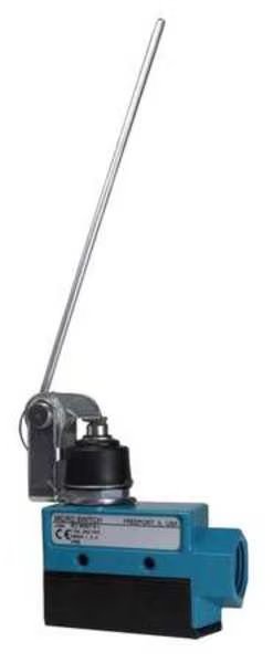 Limit Switch, Lever, Plunger, 1NC/1NO, 15A @ 600V AC, Actuator Location: Top, Honeywell, Mfr#: BZE6-2RN62