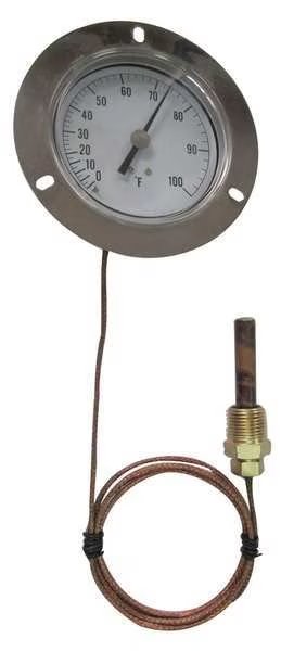 Analog Panel Mt Thermometer, 30 to 180F, EnjoyTool Select, Mfr#: 12U616