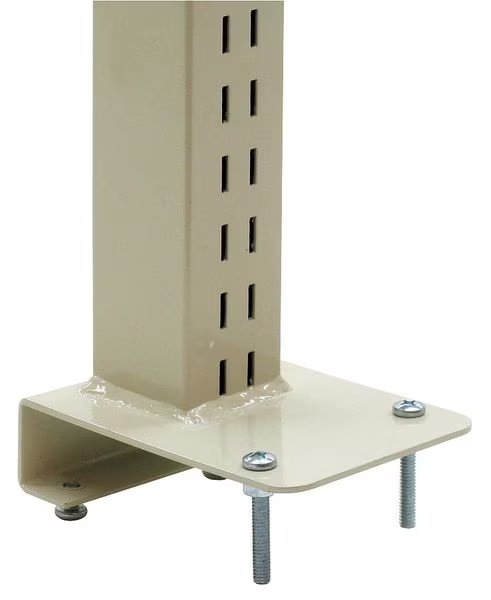 Upright Post, 2 Wx6 Dx48 in. H, Blue, PR, Benchpro, Mfr#: U48