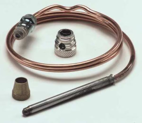 Replacement Thermocouple, LP/NG, 20 to 30 mV, 18 in L., Threaded, 1 PK, Robertshaw, Mfr#: 1970-018