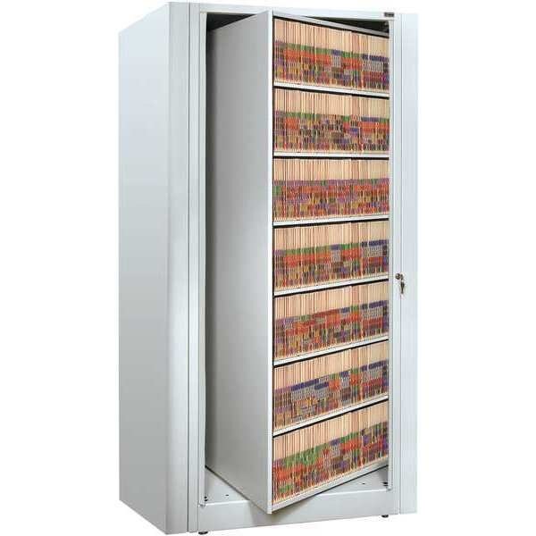 Rotary Shelf, 7H Legal, Starter, Gray Mist, Datum Storage, Mfr#: XLG-S7